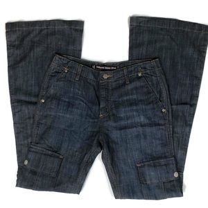 Hollywood Million Denim | Flared Cargo Jeans
